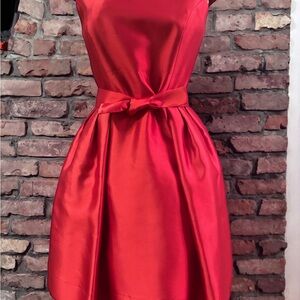 Wayne Clark red fit and flare Dress